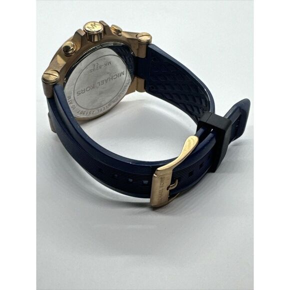 Michael Kors Dylan MK8295 Women's Blue Silicone Analog Dial Quartz Watch JNA680 - Picture 8 of 11